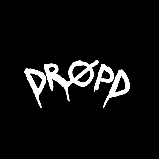 Drøpd | sticker curved